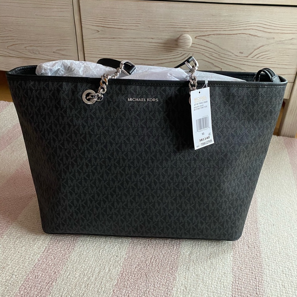 MK jet set travel tote